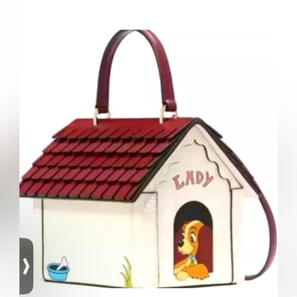 KATE SPADE DISNEY X KATE SPADE LADY & THE TRAMP DOG HOUSE CROSSBODY ~ NWT - Picture 14 of 14
